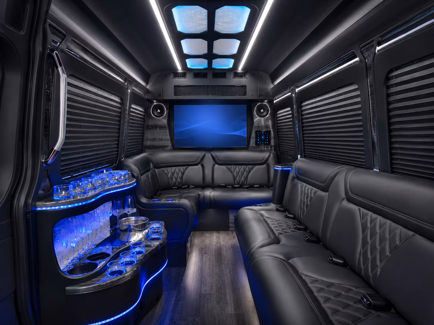 San Bernardino Airport Shuttle & Transportation onboard seating
