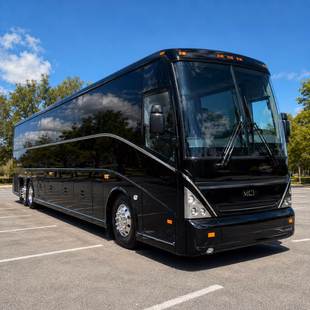 San Bernardino Airport Shuttle & Transportation party bus interior