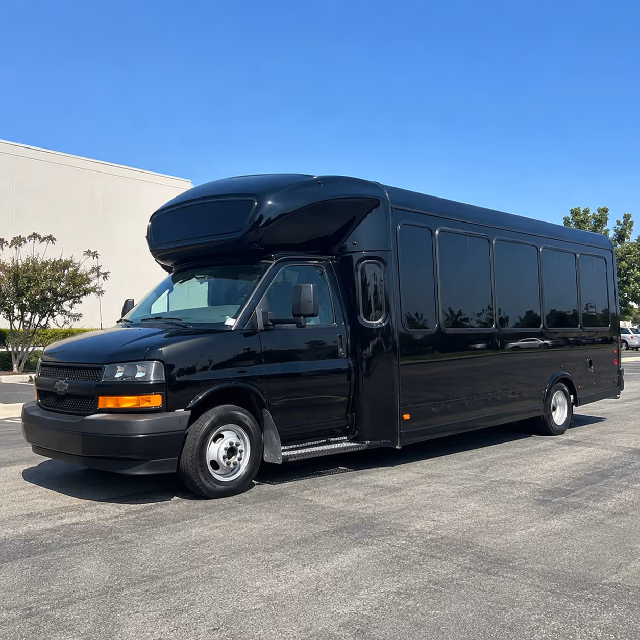 San Bernardino Concert & Music Festival Transportation party bus exterior