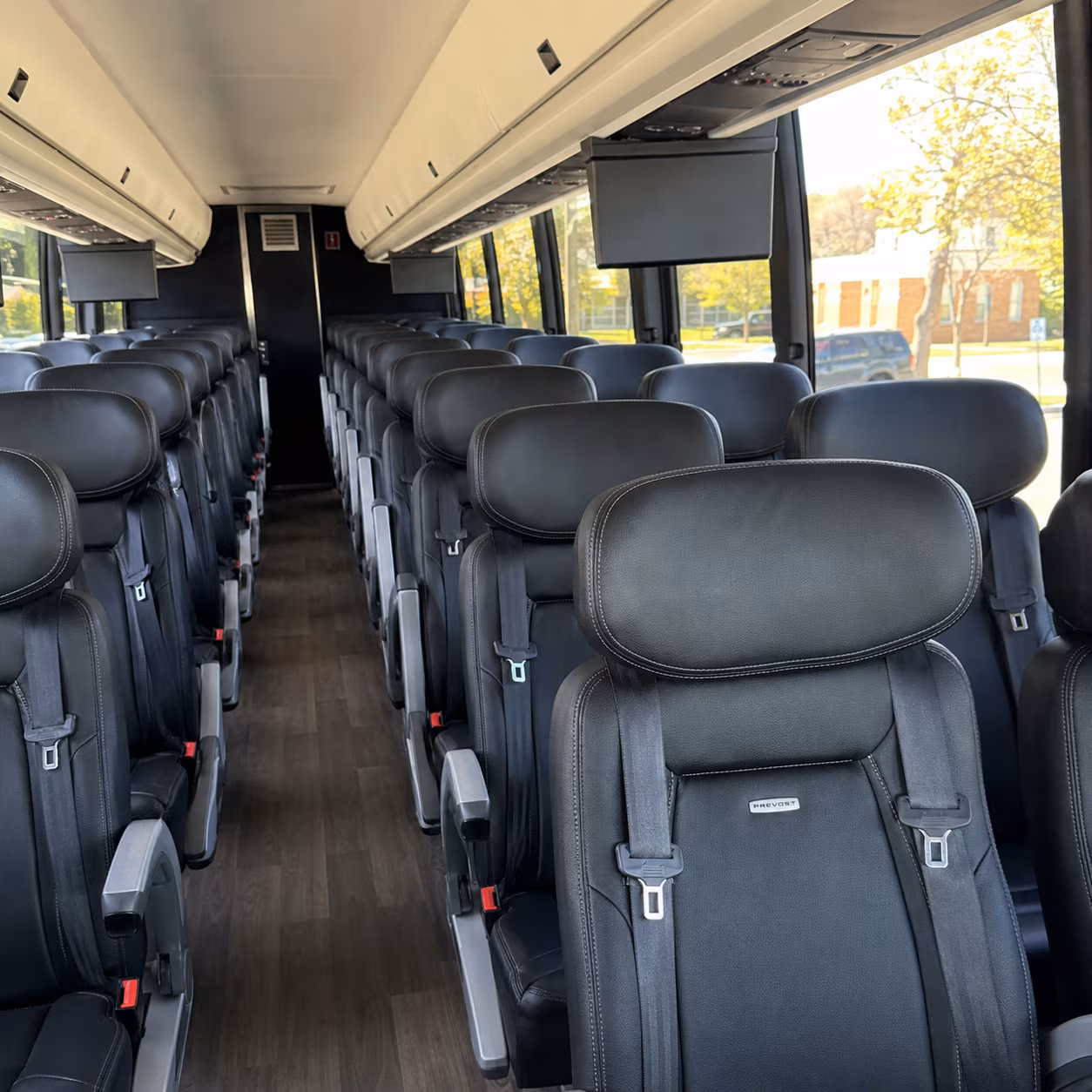 San Bernardino Corporate Transportation party bus exterior