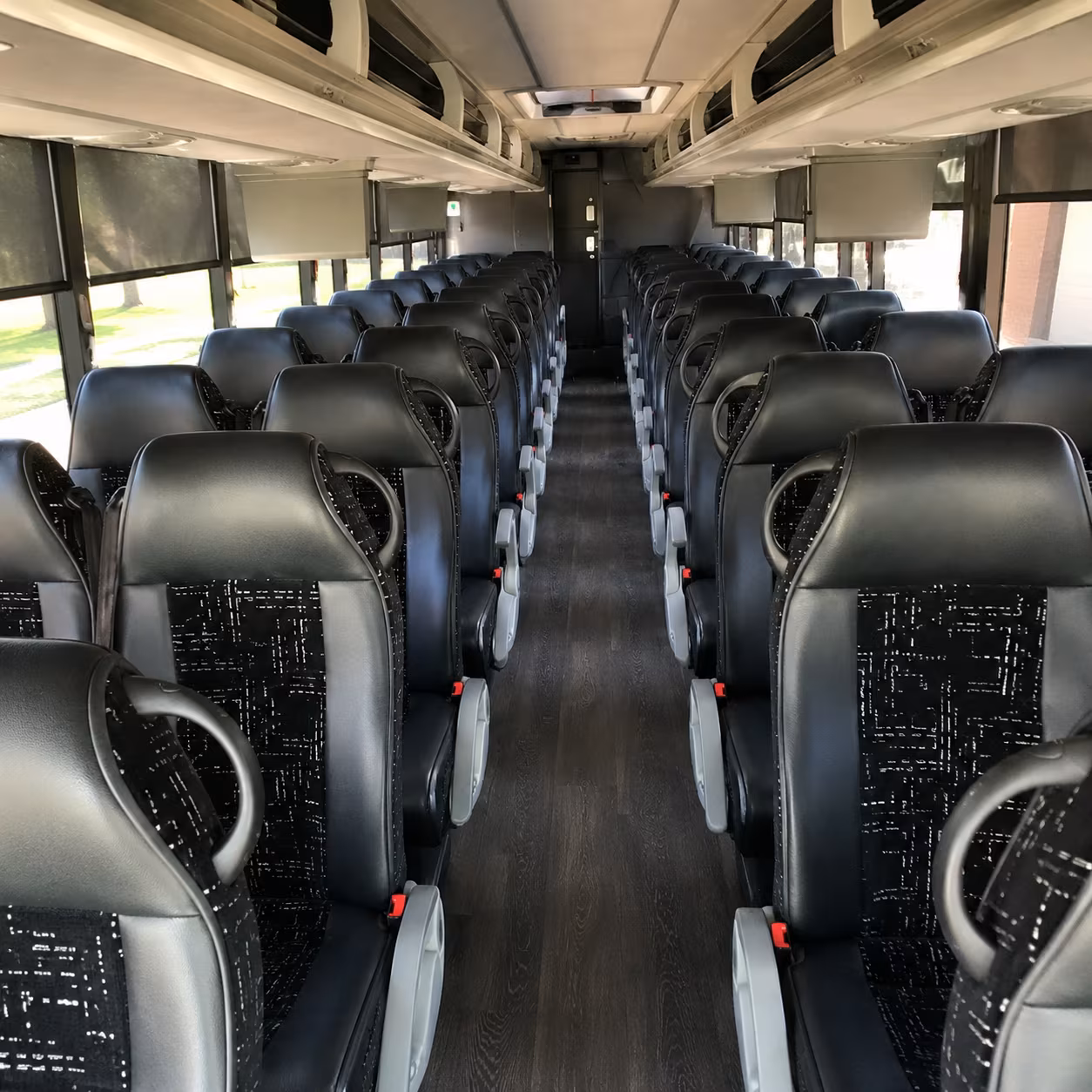 San Bernardino School Event Transportation party bus exterior