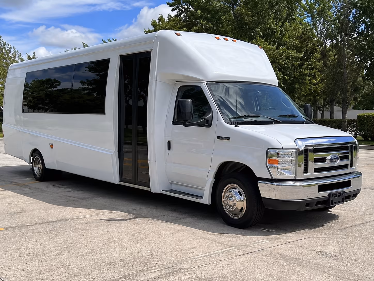 San Bernardino Sporting Event Transportation party bus interior