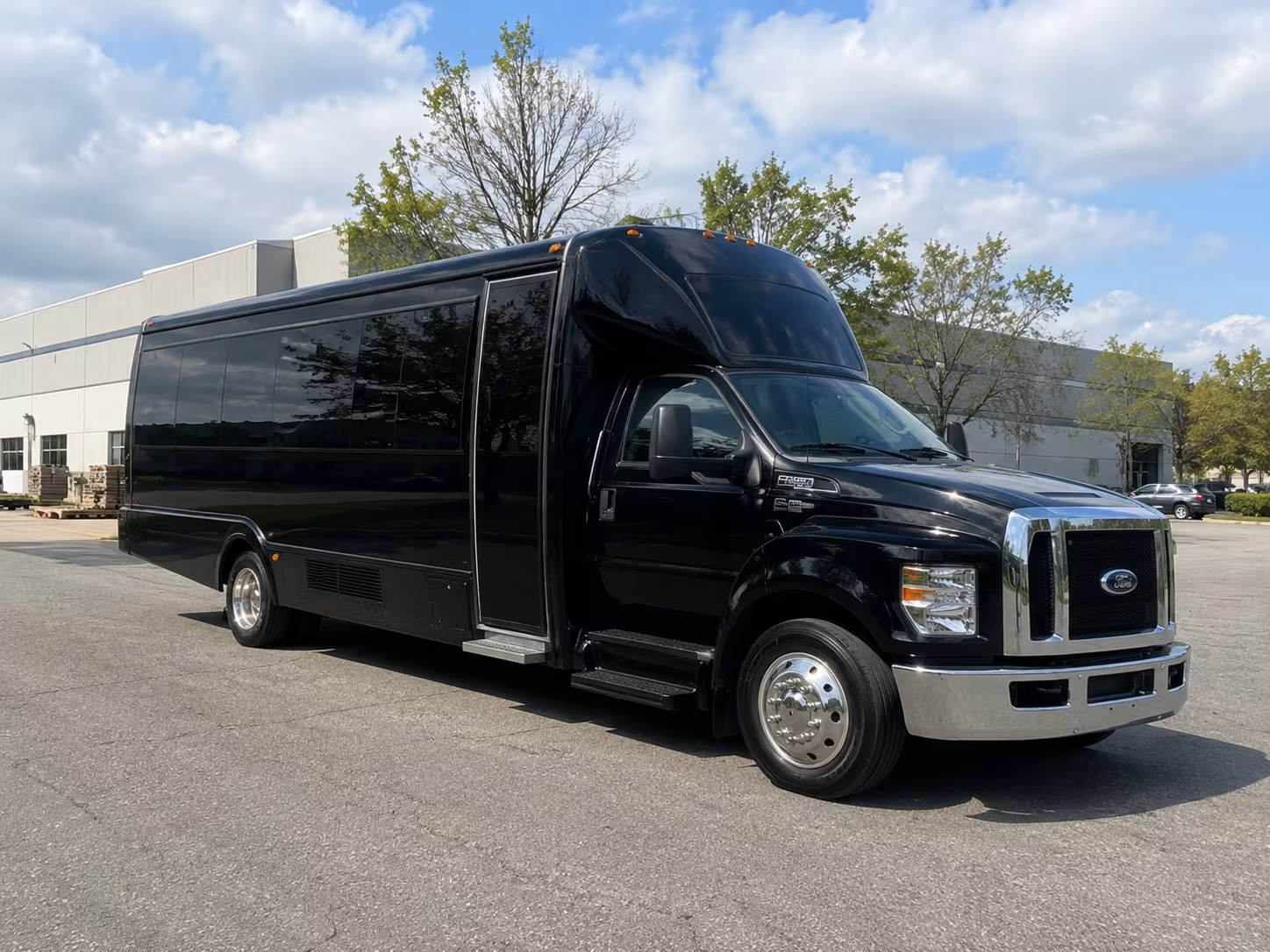 San Bernardino Winery Tour & Pub Crawl Transportation party bus exterior