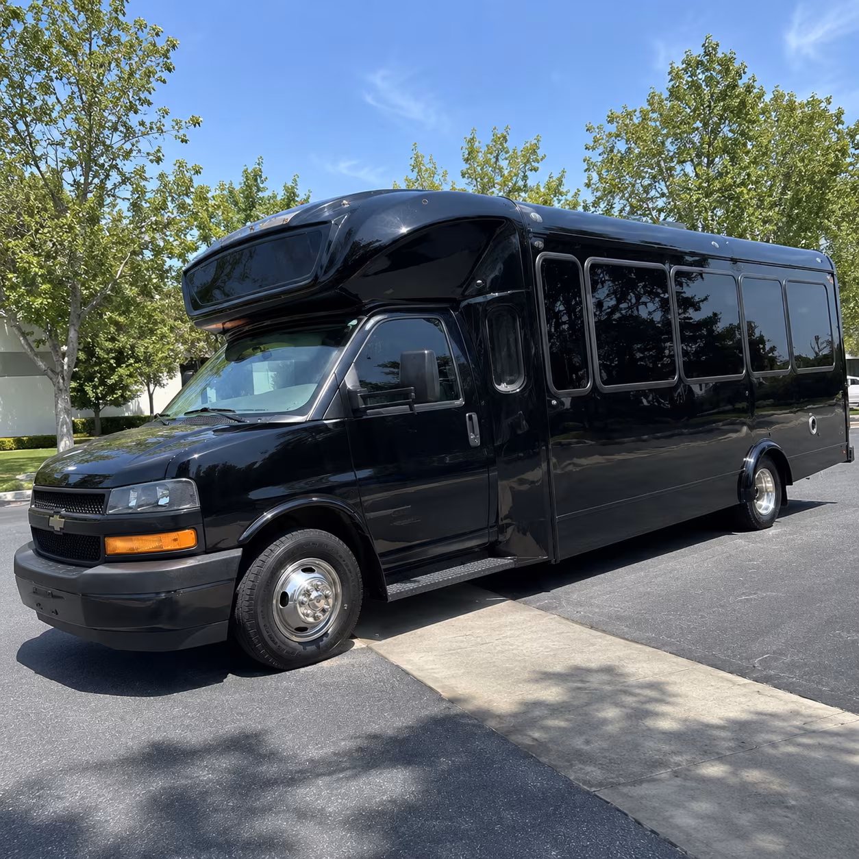 San Bernardino Winery Tour & Pub Crawl Transportation party bus exterior