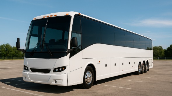 Exterior of Charter Bus Company Ontario's 50 Passenger Party Bus in Ontario
